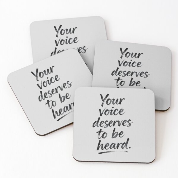 Item preview, your voice deserves to be heard designed and sold by xianxiu-ling.