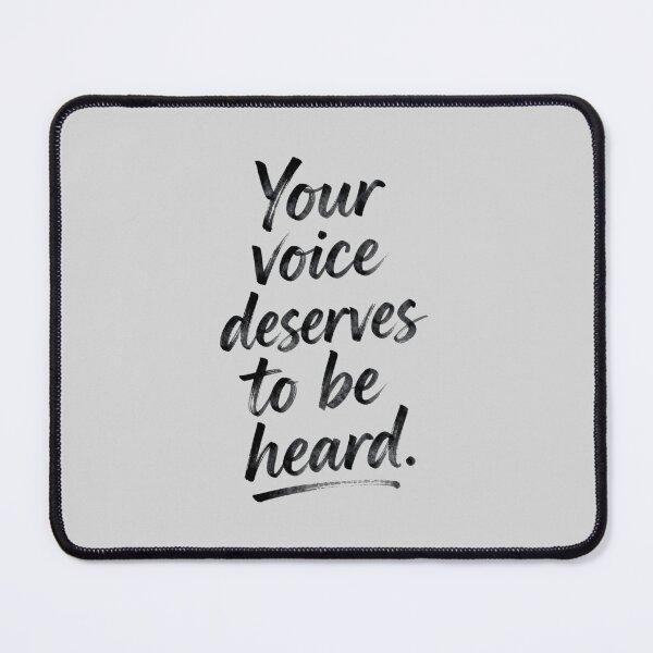 Item preview, your voice deserves to be heard designed and sold by xianxiu-ling.