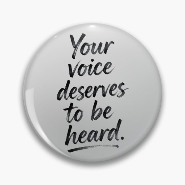 Item preview, your voice deserves to be heard designed and sold by xianxiu-ling.