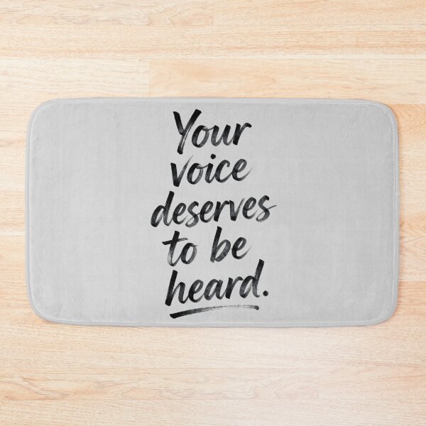 Item preview, your voice deserves to be heard designed and sold by xianxiu-ling.