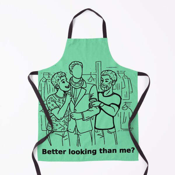 Item preview, Better Looking Than Me? Gay Humor Fashion Store Cartoon designed and sold by Elando1212.