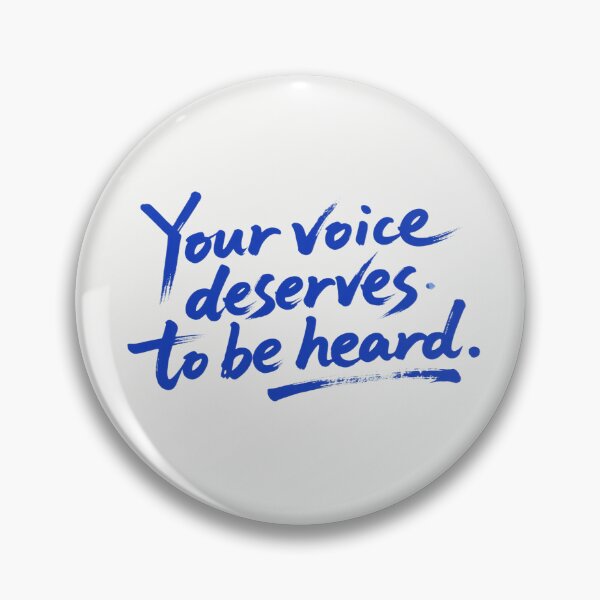 Item preview, your voice deserves to be heard designed and sold by xianxiu-ling.