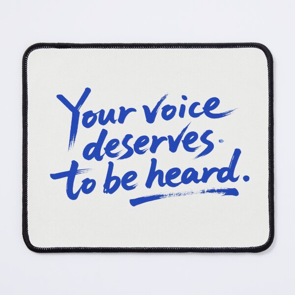 Item preview, your voice deserves to be heard designed and sold by xianxiu-ling.