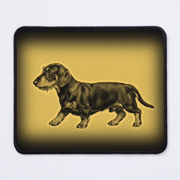 Item preview, Wire Haired Dachshund Golden Portrait designed and sold by RPrintPulse.