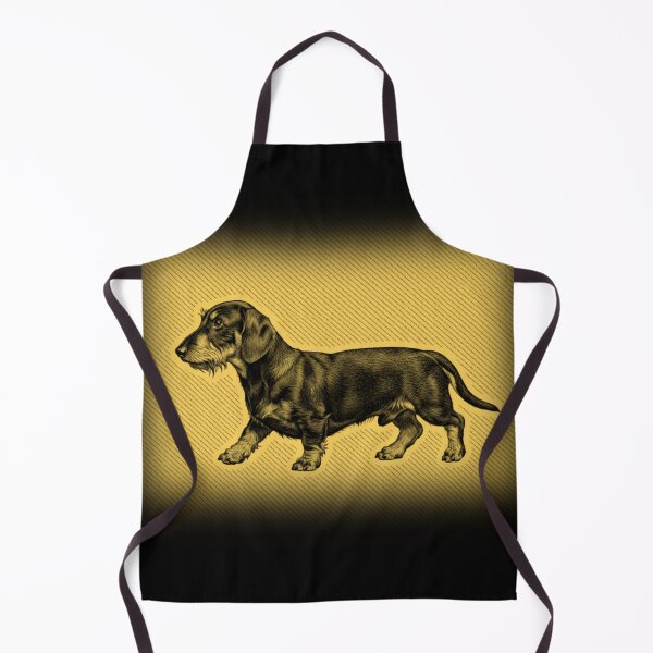 Item preview, Wire Haired Dachshund Golden Portrait designed and sold by RPrintPulse.