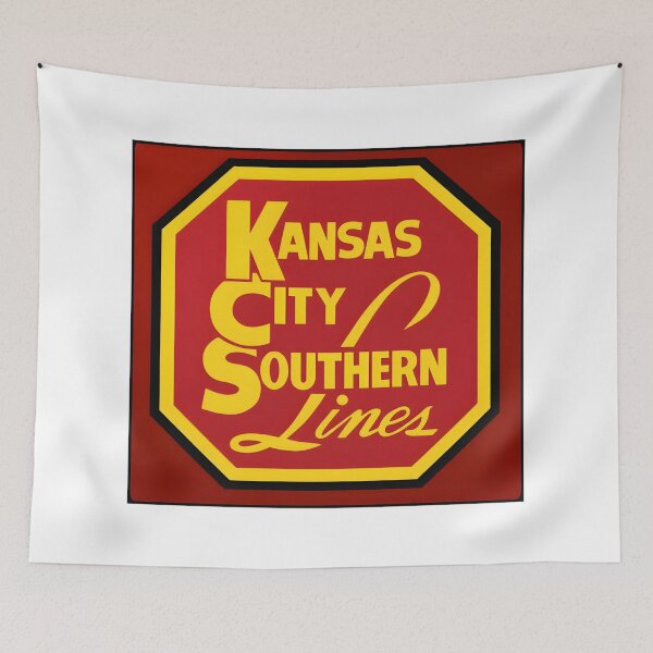 Item preview, Vintage Kansas City Southern Lines Octagonal Logo designed and sold by CharlieDesings.