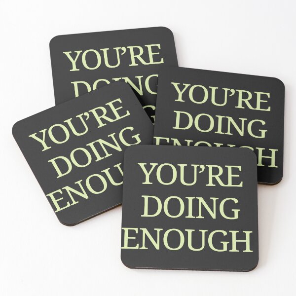 Item preview, You’re Doing Enough – Gentle Reminder for Overthinkers designed and sold by designbymahi.