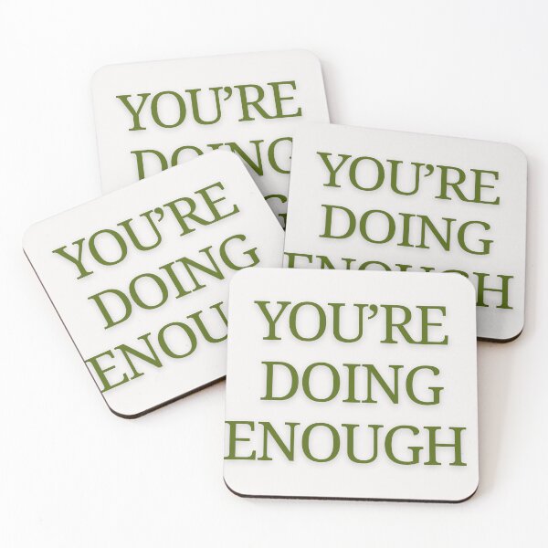 Item preview, You’re Doing Enough – Gentle Reminder for Overthinkers designed and sold by designbymahi.