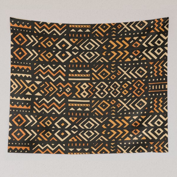Item preview, Traditional African Bogolan Pattern – Seamless Malian Pattern designed and sold by Wolagno.