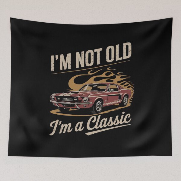 Item preview, I'm Not Old I'm 60s Muscle Car Lover  designed and sold by MarkLeedsArt.