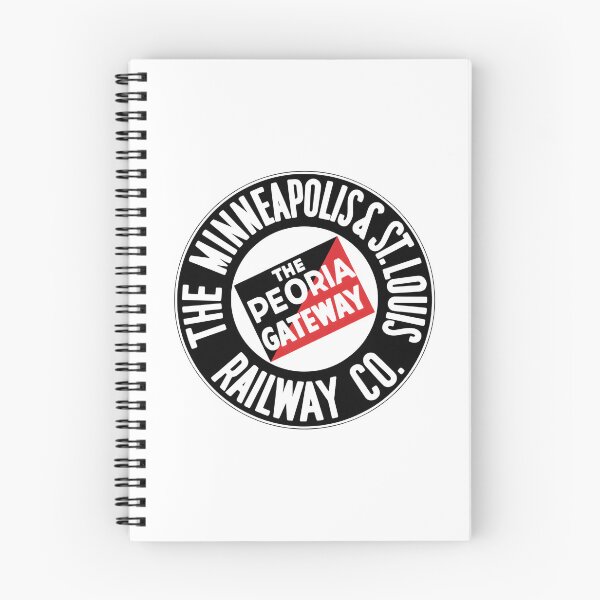 Item preview, Vintage Minneapolis & St. Louis Railway "The Peoria Gateway" Logo designed and sold by CharlieDesings.