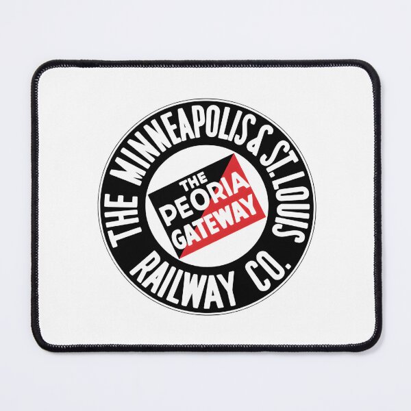 Item preview, Vintage Minneapolis & St. Louis Railway "The Peoria Gateway" Logo designed and sold by CharlieDesings.