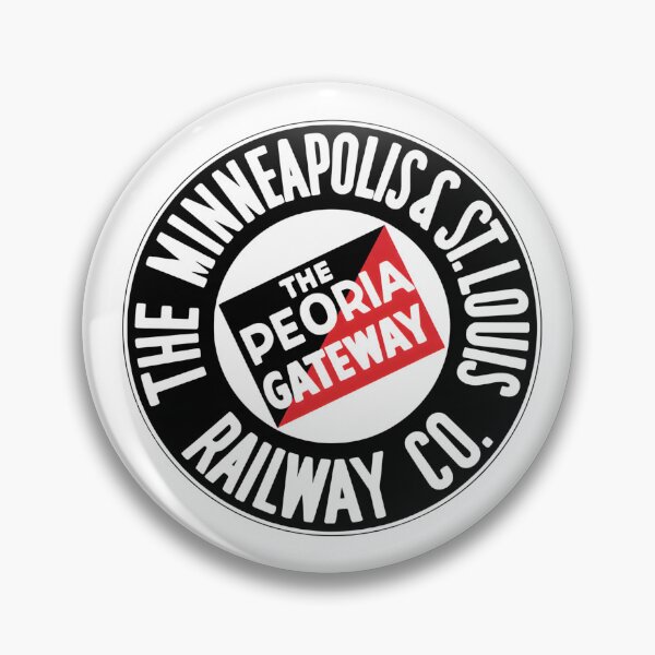 Item preview, Vintage Minneapolis & St. Louis Railway "The Peoria Gateway" Logo designed and sold by CharlieDesings.
