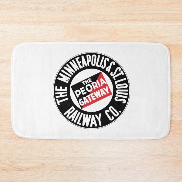 Item preview, Vintage Minneapolis & St. Louis Railway "The Peoria Gateway" Logo designed and sold by CharlieDesings.