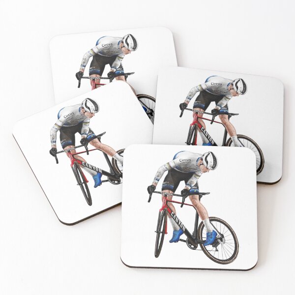 Item preview, Van der Poel Style Cycling Art – Pro Road Racer Illustration designed and sold by ArtByRahim.