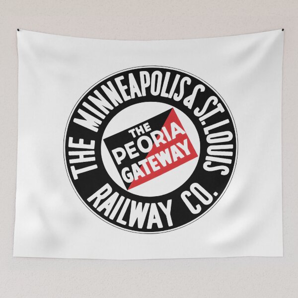 Item preview, Vintage Minneapolis & St. Louis Railway "The Peoria Gateway" Logo designed and sold by CharlieDesings.