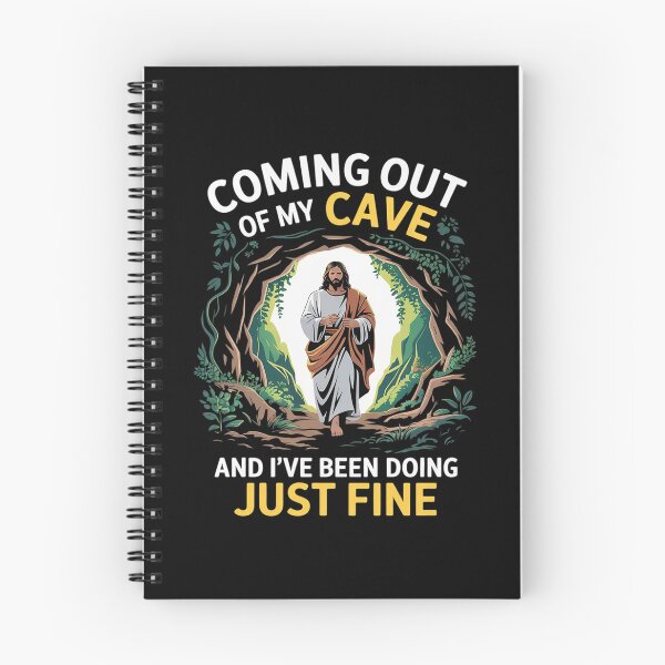 Item preview, Jesus Coming Out Of My Cave And I've Been Doing Just Fine34 designed and sold by MarryIsMonth.
