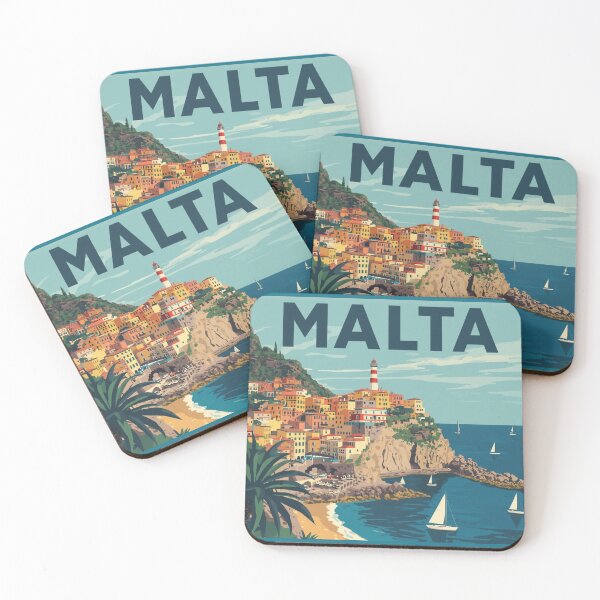 Item preview, Malta Travel Poster designed and sold by CaliforniaDi.