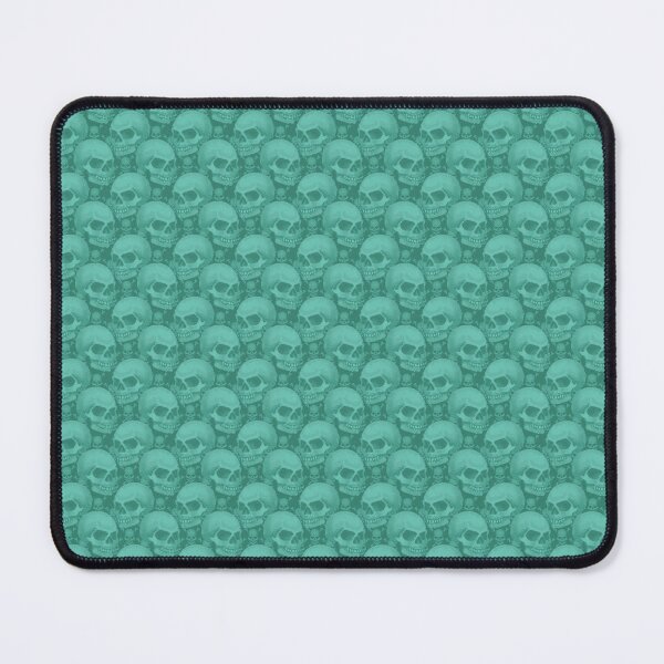 Item preview, Grinning Teal Skulls Lurking in the Catacombs Under Paris designed and sold by christylh.
