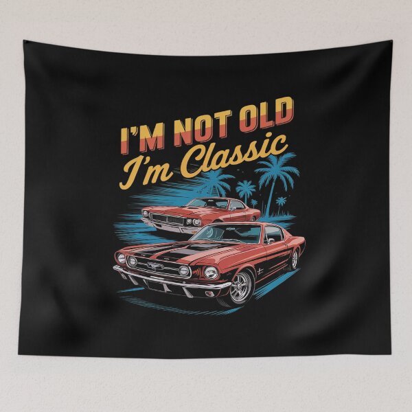 Item preview, I'm Not Old I'm Car  designed and sold by MarkLeedsArt.