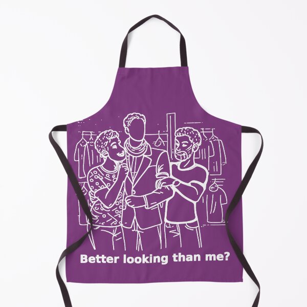 Item preview, Mannequin Flirt White Outline Gay Humor Cartoon designed and sold by Elando1212.