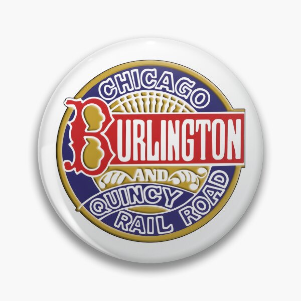 Item preview, Vintage Chicago, Burlington and Quincy Railroad "Burlington Route" Logo designed and sold by CharlieDesings.