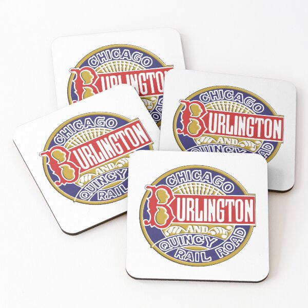 Item preview, Vintage Chicago, Burlington and Quincy Railroad "Burlington Route" Logo designed and sold by CharlieDesings.