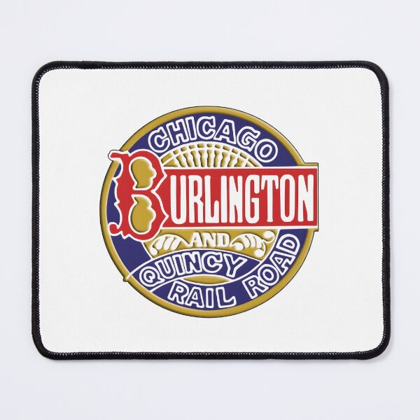 Item preview, Vintage Chicago, Burlington and Quincy Railroad "Burlington Route" Logo designed and sold by CharlieDesings.