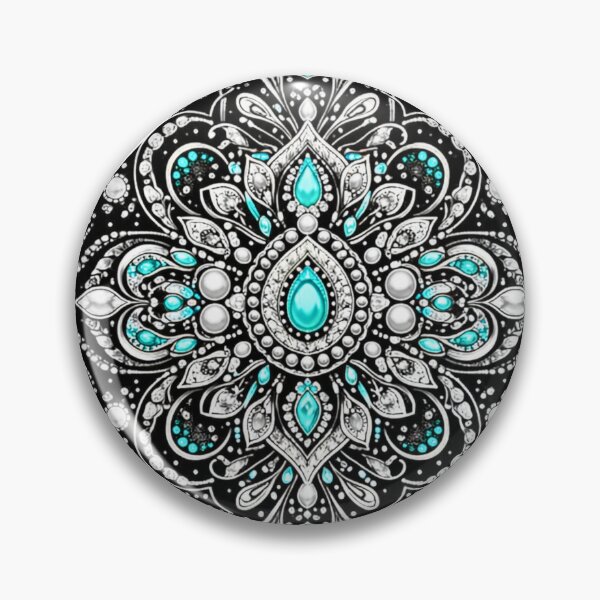 Item preview, Midnight Aqua Filigree designed and sold by Tanlyco.