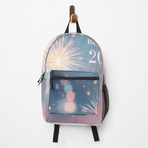 Item preview, Happy New Year 2026 Fireworks Pastel Celebration designed and sold by DreamyWallVibes.