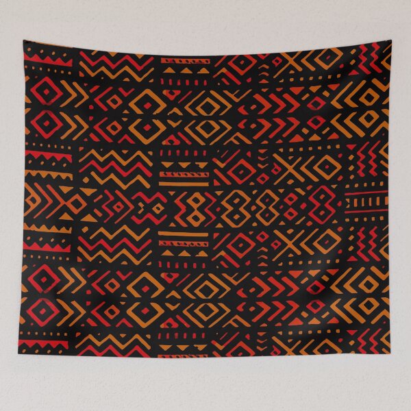 Item preview, Traditional African Bogolan Pattern – Seamless Malian Pattern designed and sold by Wolagno.