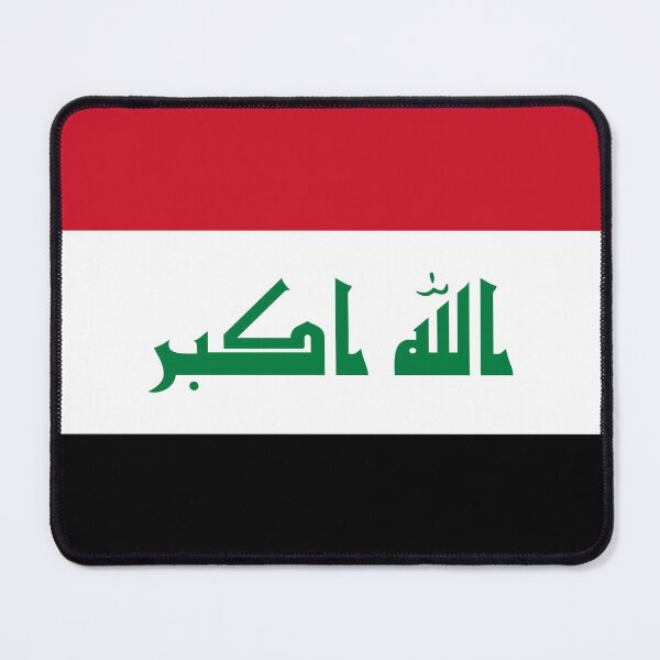 Item preview, Iraq National Flag Clean Design designed and sold by NTGUILTY.