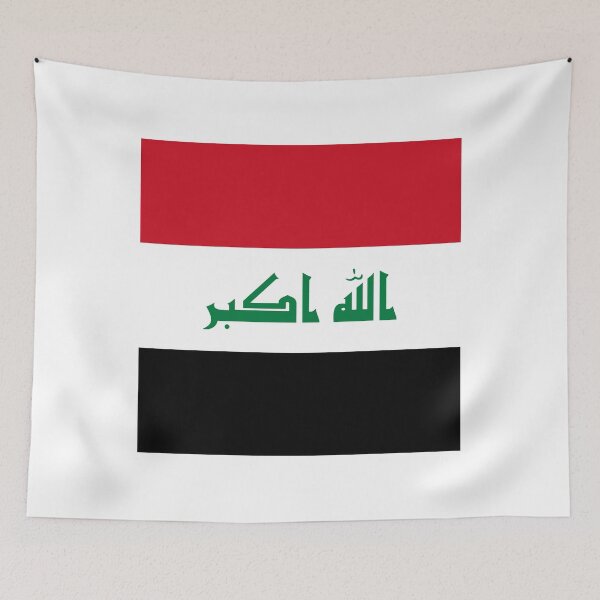 Item preview, Iraq National Flag Clean Design designed and sold by NTGUILTY.