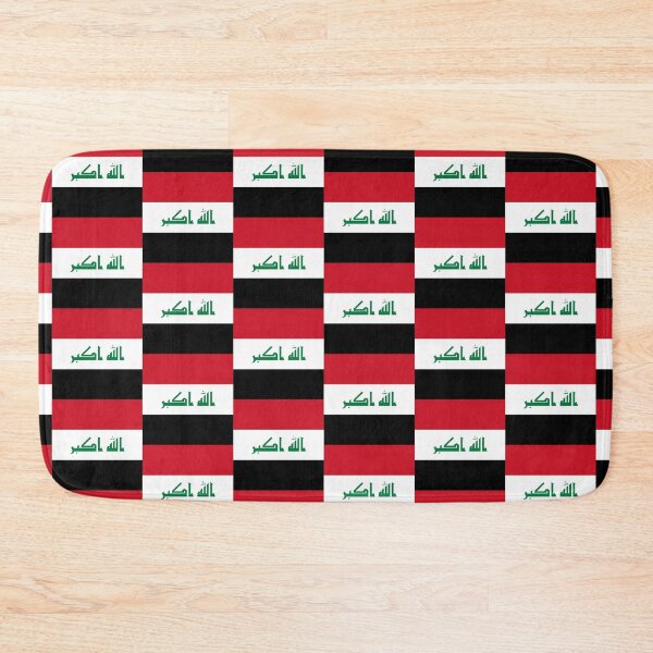 Item preview, Iraq National Flag Clean Design designed and sold by NTGUILTY.