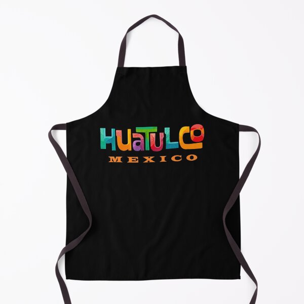 Item preview, Huatulco Mexico Retro Tropical Typographic Design designed and sold by Futurebeachbum.