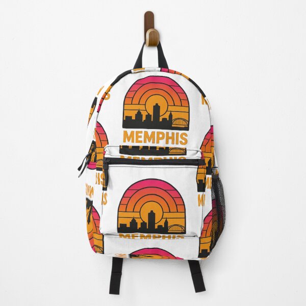 Item preview, Memphis Retro City Sunset | Vintage Tennessee Skyline Art designed and sold by Globalcitytees.