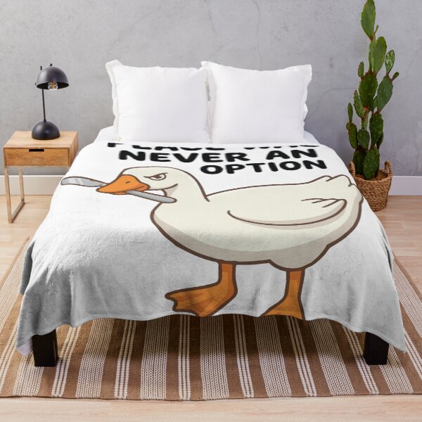Item preview, Peace Was Never An Option Goose - Funny Chaotic Evil Bird with Knife designed and sold by Petzzz.
