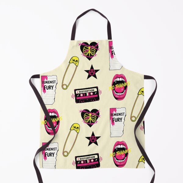Item preview, Neon Punk Feminist Fury Illustration | Rebel Anarchy DIY Art designed and sold by Imaginationbeyond.