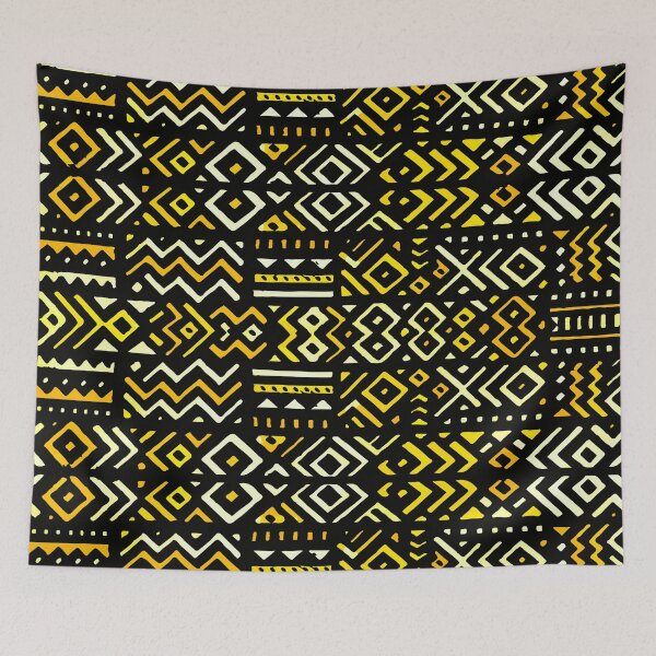 Item preview, Traditional African Bogolan Pattern – Seamless Malian Pattern designed and sold by Wolagno.