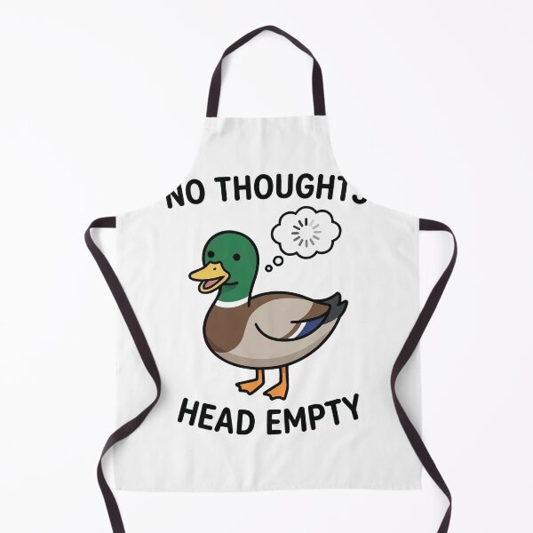 Item preview, No Thoughts Head Empty Duck - Dissociating Staring Mallard designed and sold by Petzzz.