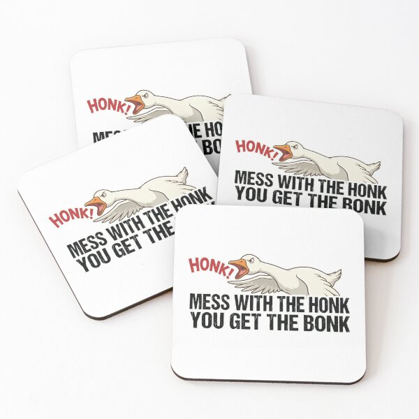 Item preview, Mess With The Honk You Get The Bonk - Aggressive Goose Meme designed and sold by Petzzz.