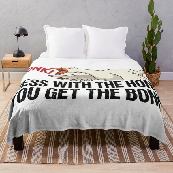 Item preview, Mess With The Honk You Get The Bonk - Aggressive Goose Meme designed and sold by Petzzz.