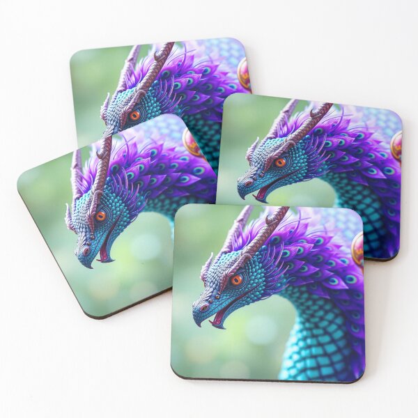 Item preview, Displaying Peacock Dragonling – Amethyst Quills designed and sold by Oceandiana.