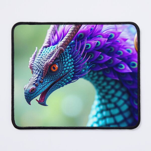 Item preview, Displaying Peacock Dragonling – Amethyst Quills designed and sold by Oceandiana.