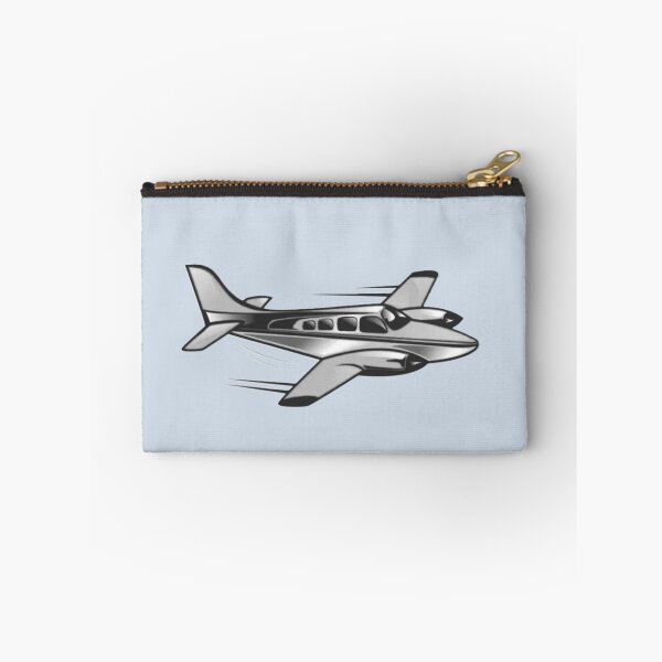 Item preview, multi grey and white airplane two engines pilot designed and sold by PilotandPlane.