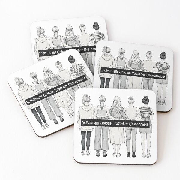 Item preview, Individually Unique, Together Unstoppable – Women Unity Illustration designed and sold by Senkov.