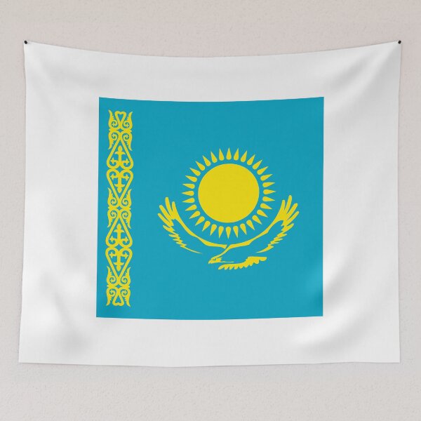 Item preview, Kazakhstan National Flag Clean Design designed and sold by NTGUILTY.
