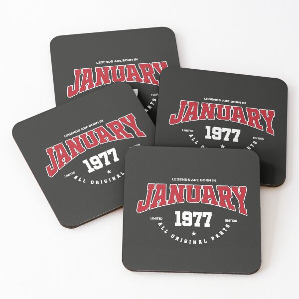 Item preview, January legends 1977 designed and sold by HB Shirts.