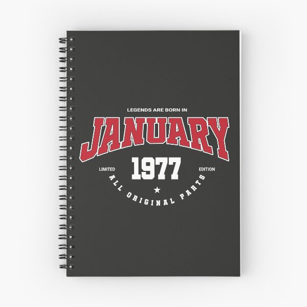 Item preview, January legends 1977 designed and sold by HB Shirts.
