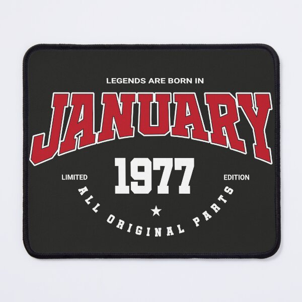 Item preview, January legends 1977 designed and sold by HB Shirts.